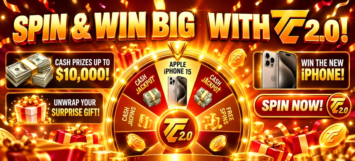 Spin and win big with TC 2.0