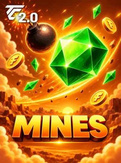 Mines — pick gems, dodge bombs